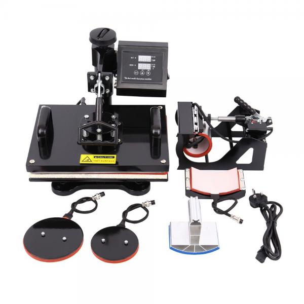 8 In 1 Muntifunctional Sublimation 30*38CM/38*38CM Combo Heat Press Machine Heat Transfer Printer
