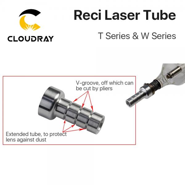 Reci W4/T4 100W CO2 Laser Tube Wooden Ca...
