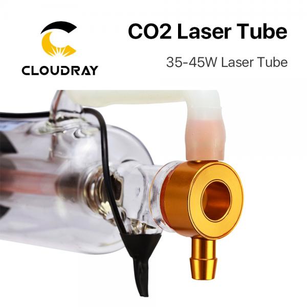 40W Co2 Laser Upgraded Metal Head Tube 700MM Glass Pipe Lamp for CO2 Laser Engraving Cutting Machine