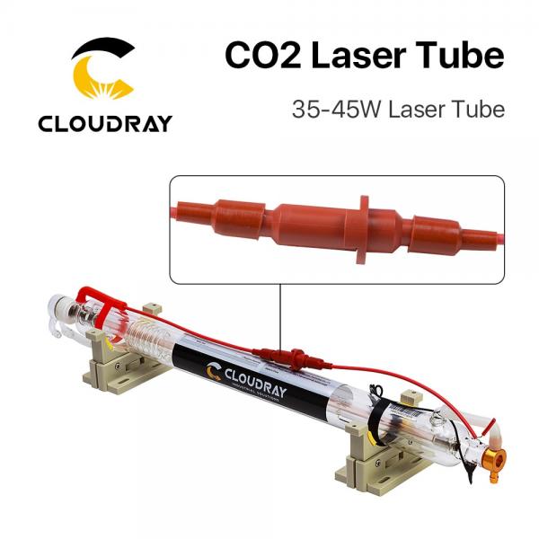 40W Co2 Laser Upgraded Metal Head Tube 700MM Glass Pipe Lamp for CO2 Laser Engraving Cutting Machine