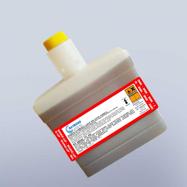 high compatible additive black 750ml solvent for Citronix cij inkjet marking machine