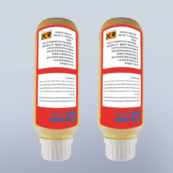 500ml  0.5L CIJ small character inkjet printer yellow ink for KGK continuous inkjet marking printer