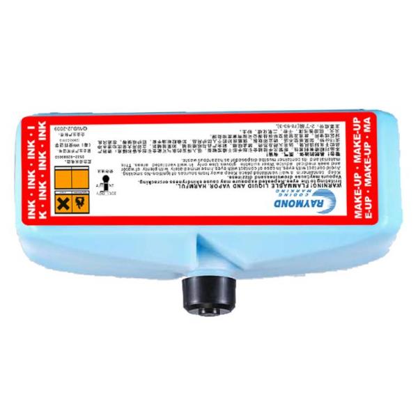 Blue fast drying ink high adhesion anti-migration ink IC-280BK ink for domino Inkjet Coding Printer