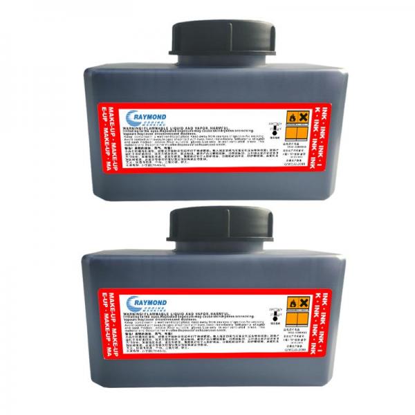 Fast dry ink IR-280BK high adhesion black ink for Domino