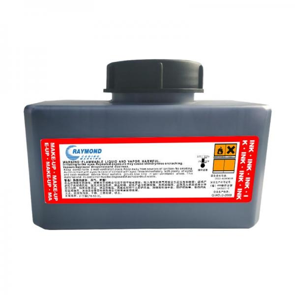 Fast drying ink IR-207BK alkali wash ink for Domino inkjet printer