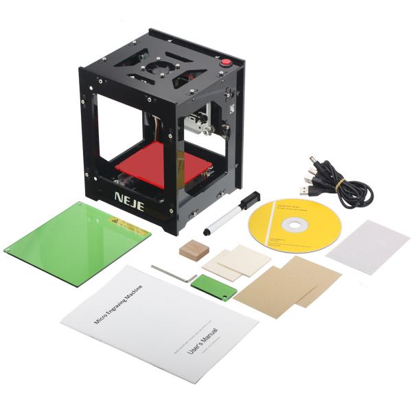 NEJE DK-8-KZ  Laser Engraver PrinterHigh Power for Hard Wood / Rubber / Leather / Cut Paper