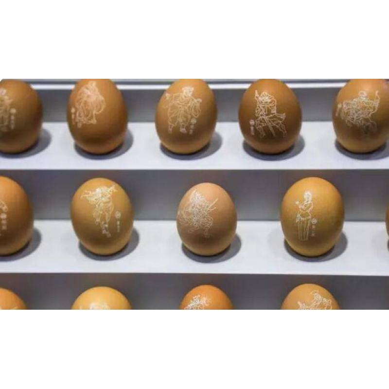 laser marking on eggs