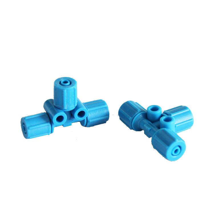 Hot sell 6MM *4MM TEE three way connector Domino TCPO 1/864EP tee coupling connector DD14170 for Domino A100 A200 A300 Printer