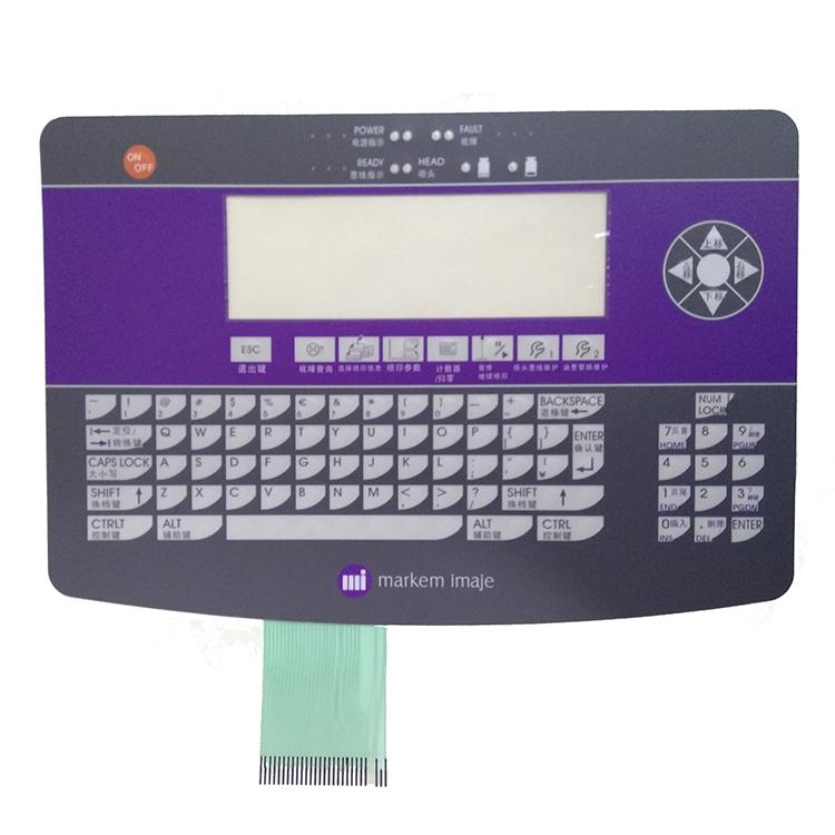 Hot sell alternative EE-PL2367S8C2 keyboard membrance inkjet printer spare parts for markem-imaje cij printer