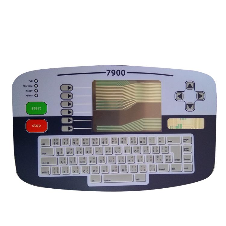 High quality LL-PL1466 L type 7900 keyboard membrance aternative inkjet printer spare parts for linx