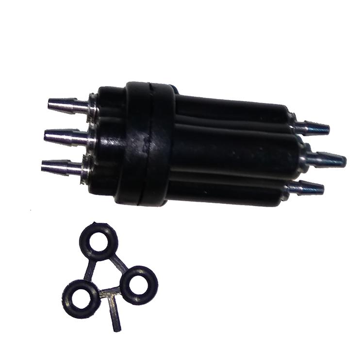 High quality LL20110 L type 15MM 3 way connector black ink aternative inkjet printer spare parts for linx cij printer